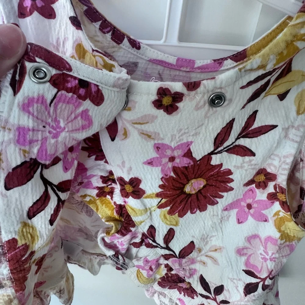 Sigred Olsen Kids Floral 2 piece matching set open back size S (5/6)